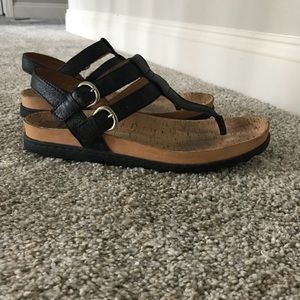 Born Leather & Cork Sandals
